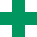 green cross (AIGA symbol for First Aid)