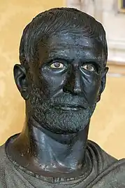 The "Capitoline Brutus", dated to the 3rd or 1st century BCE
