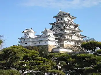 Japanese architecture: The Himeji Castle (Himeji, Hyōgo Prefecture, Japan), 1609