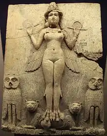 The Burney Relief, Old Babylonian, around 1800 BCE