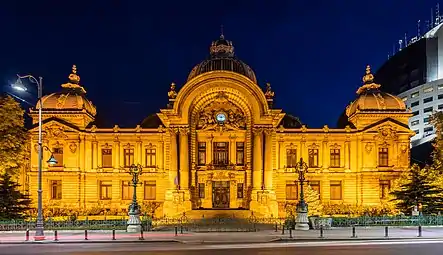Beaux-Arts architecture: The CEC Palace on Victory Avenue (Bucharest), 8 June 1897 – 1900, by Paul Gottereau