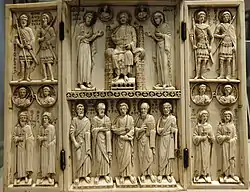 The Harbaville Triptych, Byzantine ivory, mid-10th century